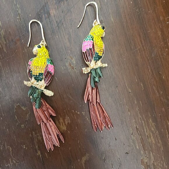 Parrot earings - Picture 7 of 7